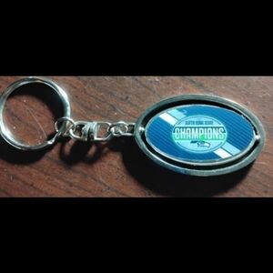 NFL Blue and Silver Champions Key Holder